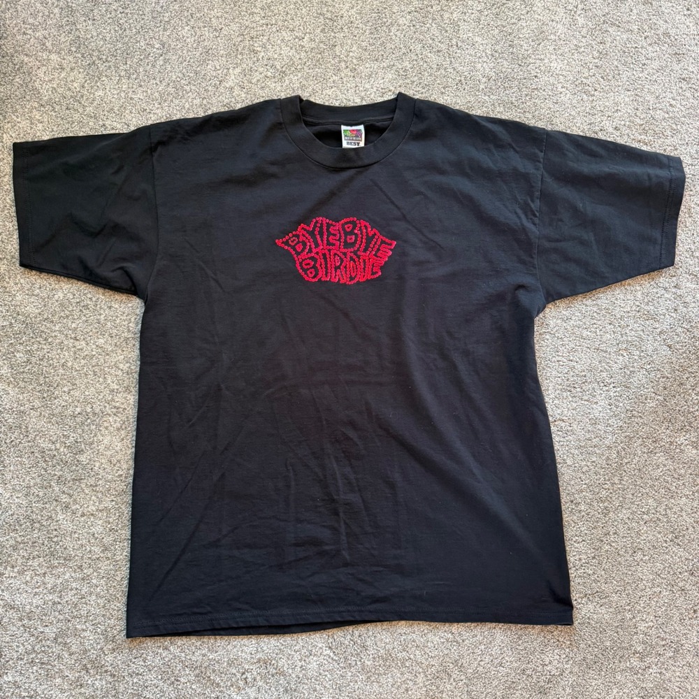 Vintage 2000 Bye Bye Birdie Musical T-Shirt Fruit of the Loom XL Black Graphic